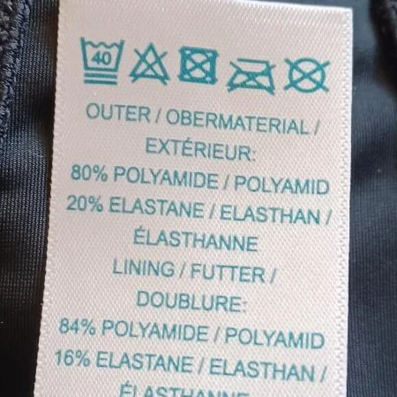 LIKE NEW! Boden Black Bikini Top | 36A - Picture 5 of 6